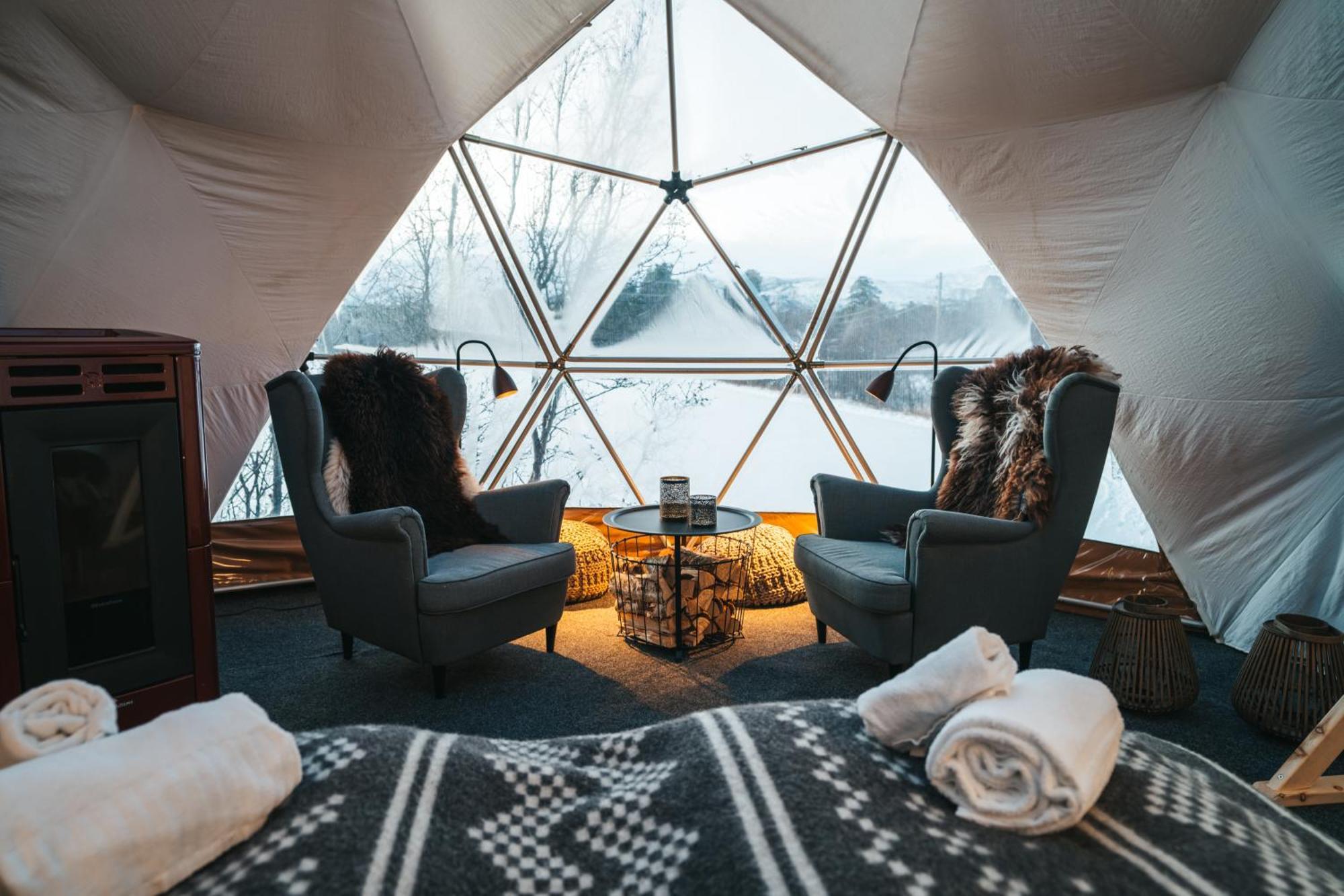 Aera - Glass Cabins Tromsø Exteriér fotografie